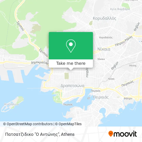 Πατσατζιδικο "Ο Αντώνης" map