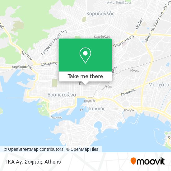 ΙΚΑ Αγ. Σοφιάς map