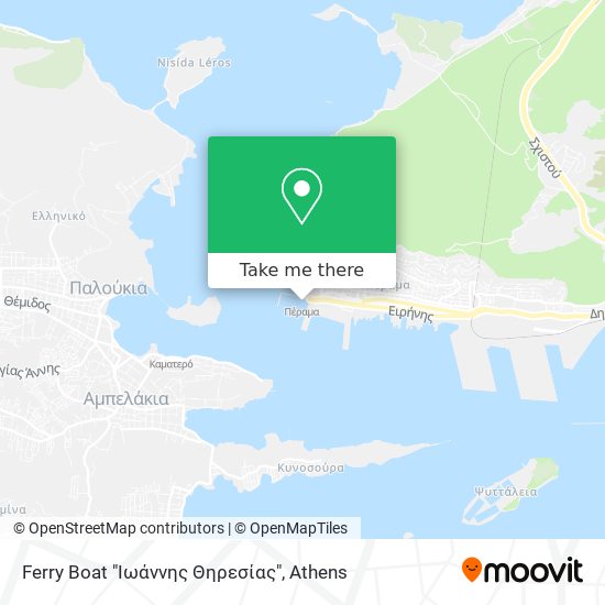 Ferry Boat "Ιωάννης Θηρεσίας" map