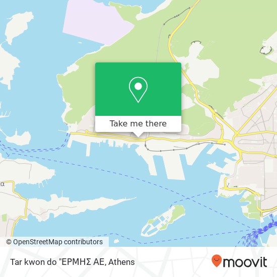 Tar kwon do "ΕΡΜΗΣ ΑΕ map