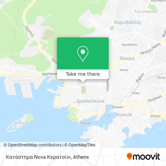 Κατάστημα Nova Κερατσίνι map