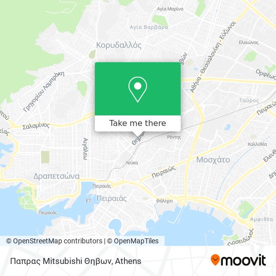 Παπρας Mitsubishi Θηβων map