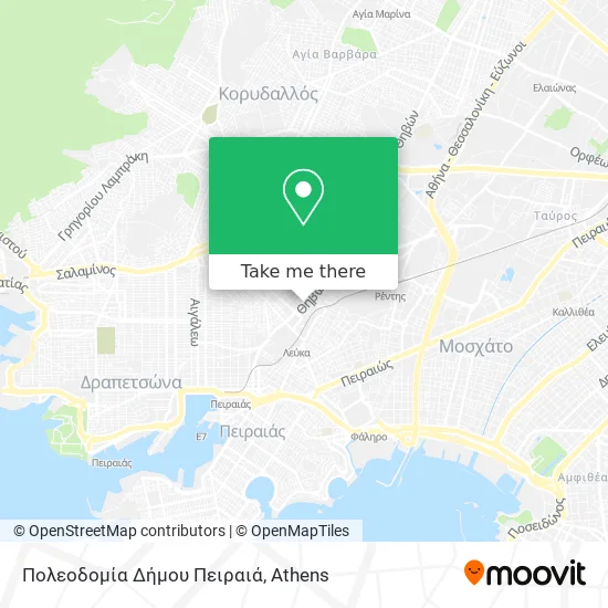 Πολεοδομία Δήμου Πειραιά map