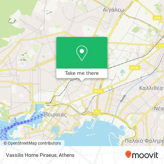 Vassilis Home Piraeus map