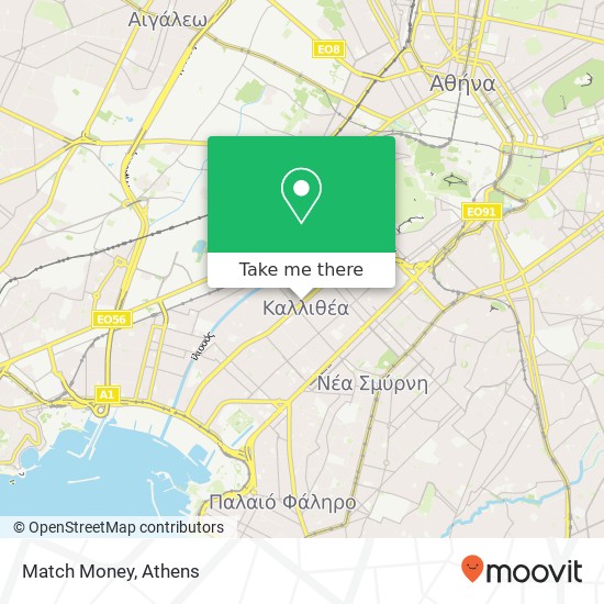 Match Money map