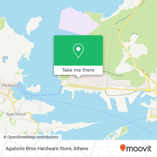 Agaliotis Bros Hardware Store map