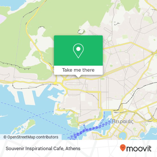 Souvenir Inspirational Cafe map