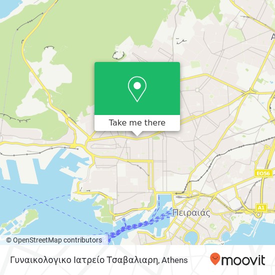 Γυναικολογικο Ιατρείο Τσαβαλιαρη map