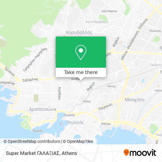Super Market ΓΑΛΑΞΙΑΣ map