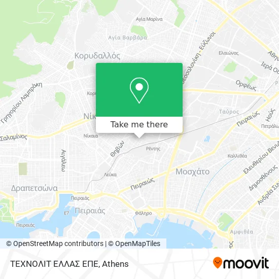 ΤΕΧΝΟΛΙΤ ΕΛΛΑΣ ΕΠΕ map