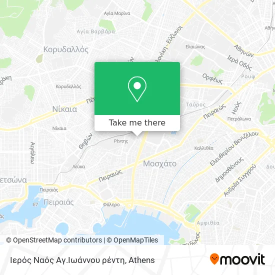 Ιερός Ναός Αγ.Ιωάννου ρέντη map