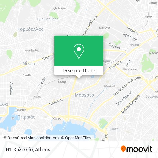 Η1 Κυλικείο map