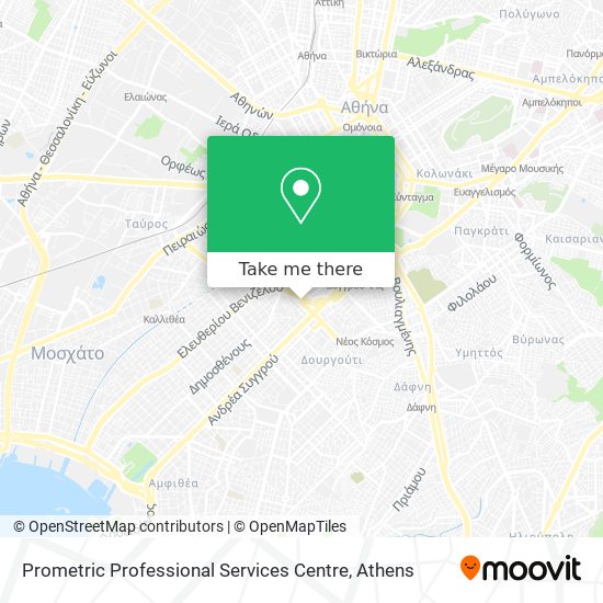 Prometric Professional Services Centre map