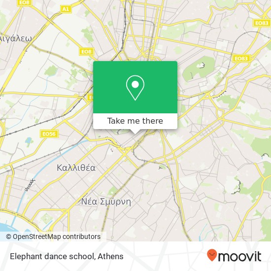 Elephant dance school map