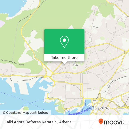 Laiki Agora Defteras Keratsini map