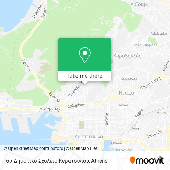 6ο Δημοτικό Σχολείο Κερατσινίου map