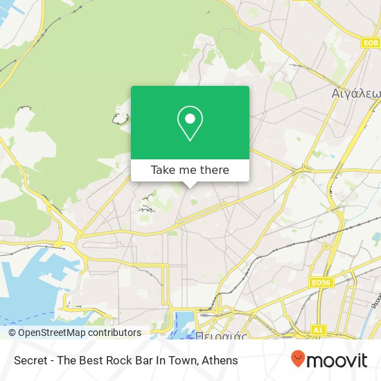 Secret - The Best Rock Bar In Town map