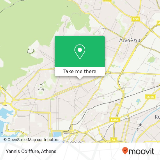 Yannis Coiffure map