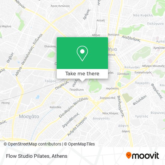 Flow Studio Pilates map