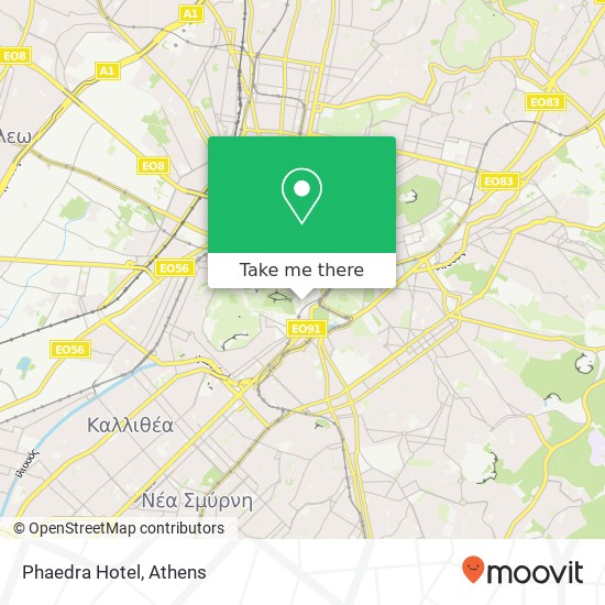 Phaedra Hotel map