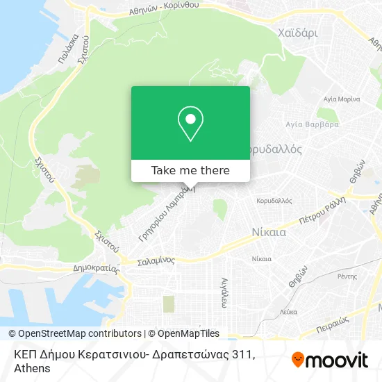 ΚΕΠ Δήμου Κερατσινιου- Δραπετσώνας 311 map