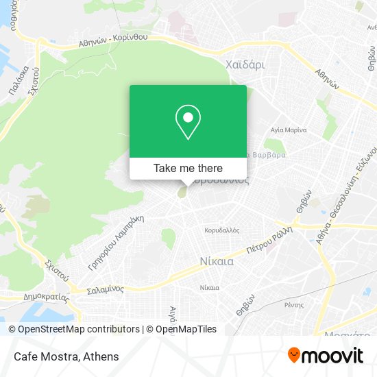 Cafe Mostra map