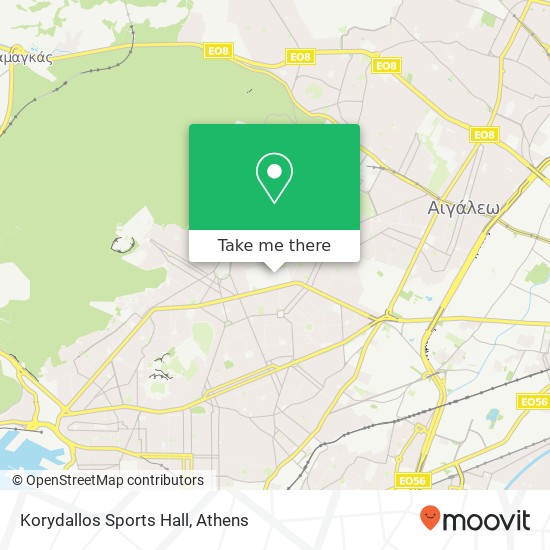 Korydallos Sports Hall map