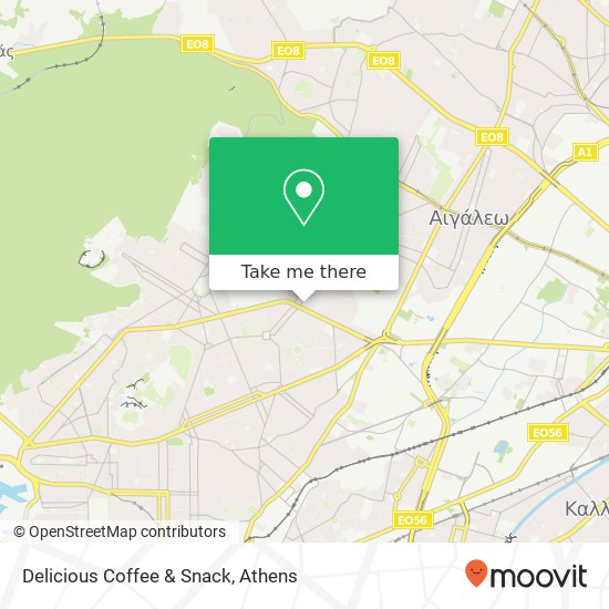 Delicious Coffee & Snack map