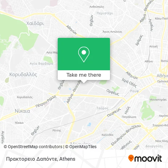 Πρακτορειο Δαπόντε map
