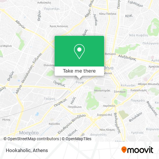Hookaholic map