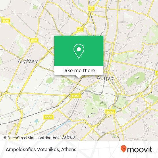 Ampelosofies Votanikos map