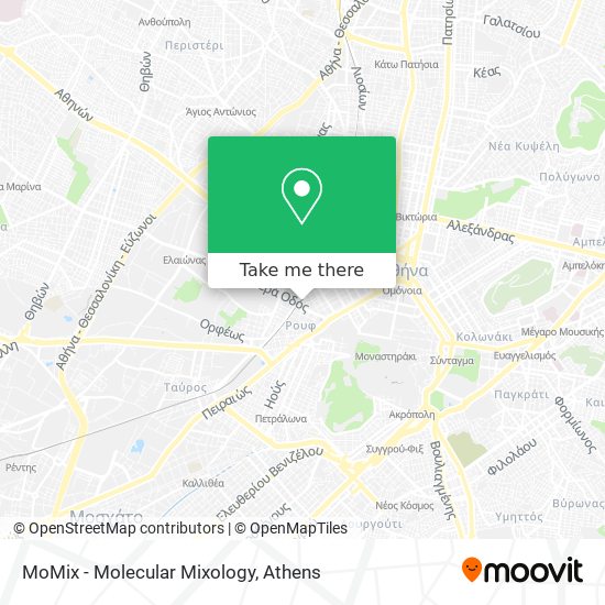 MoMix - Μolecular Μixology map