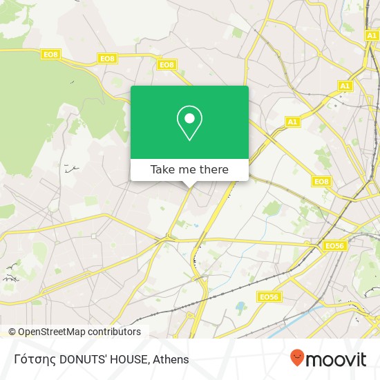 Γότσης DONUTS' HOUSE map