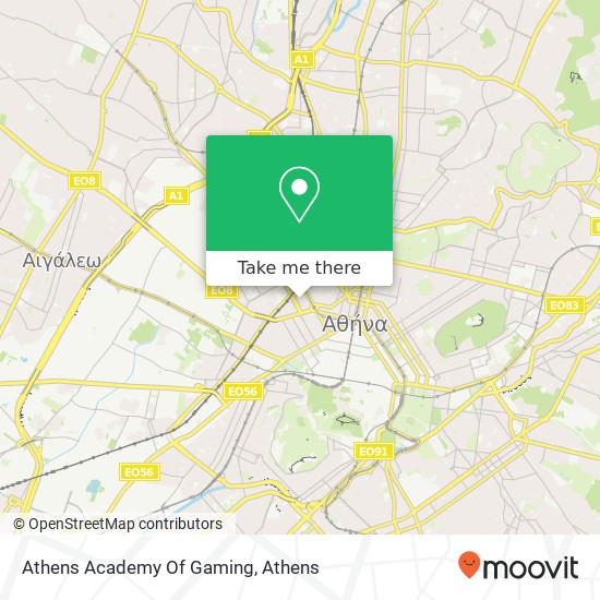 Athens Academy Of Gaming map