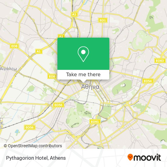 Pythagorion Hotel map