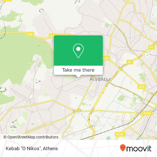 Kebab "O Nikos" map
