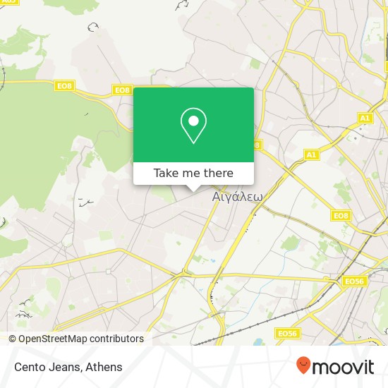 Cento Jeans map