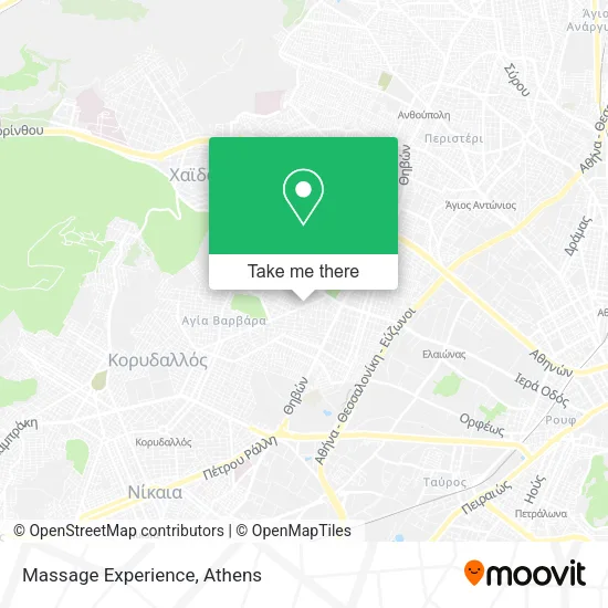 Massage Experience map