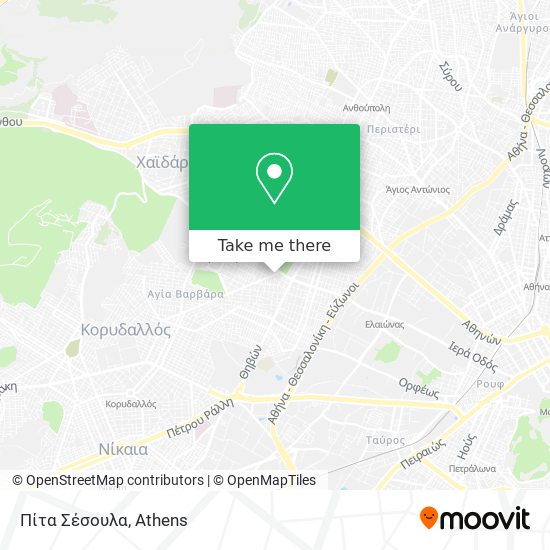 Πίτα Σέσουλα map