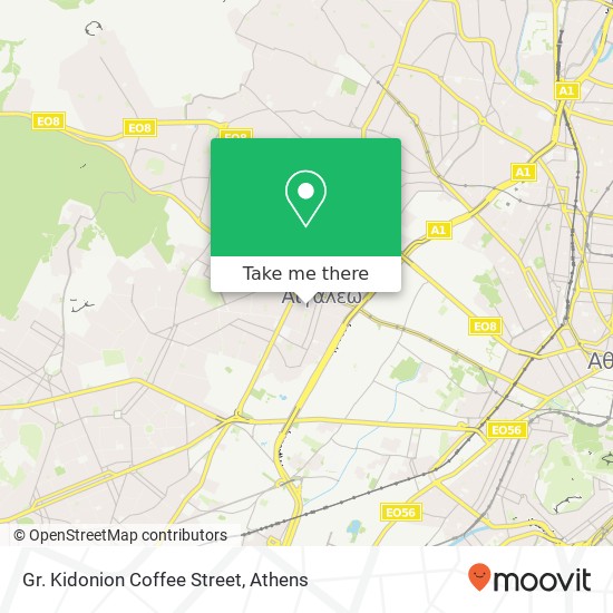 Gr. Kidonion Coffee Street map