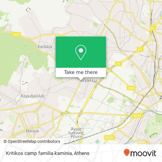Kritikos camp familia kaminia map
