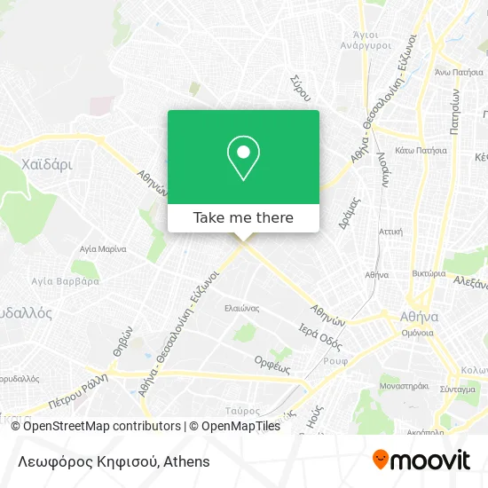 Λεωφόρος Κηφισού map