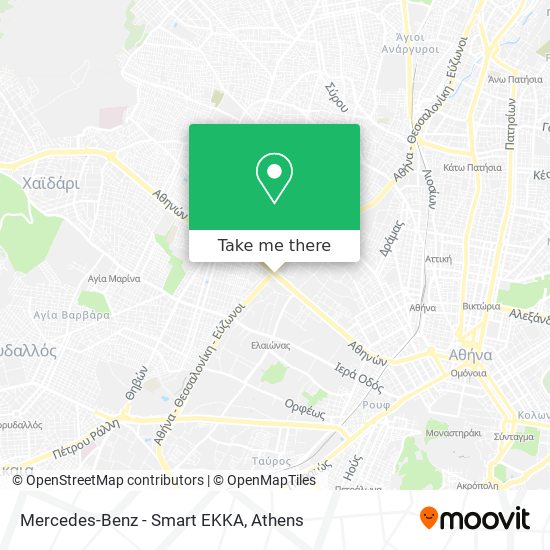 Mercedes-Benz - Smart EKKA map