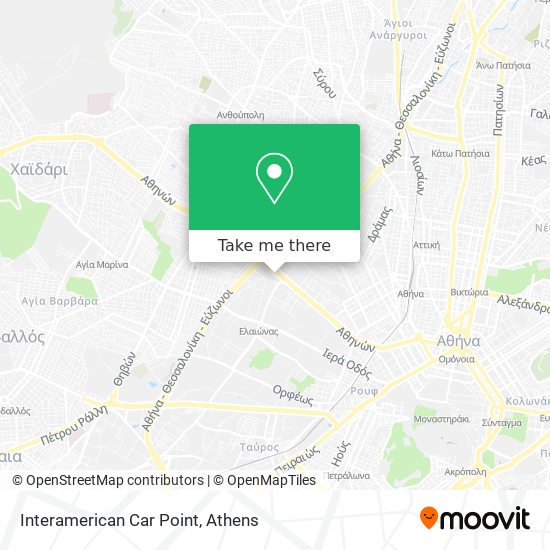 Interamerican Car Point map