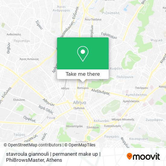 stavroula giannouli | permanent make up | PhiBrowsMaster map