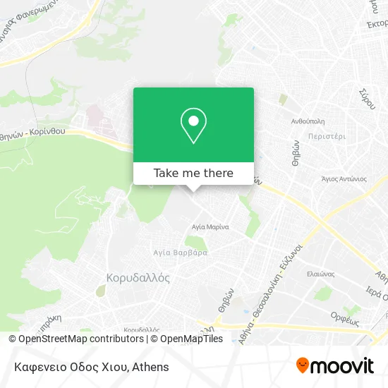 Καφενειο Οδος Χιου map