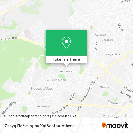 Στεγη Πολιτισμού Χαϊδαρίου map