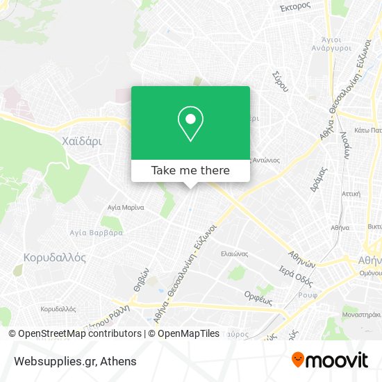 Websupplies.gr map