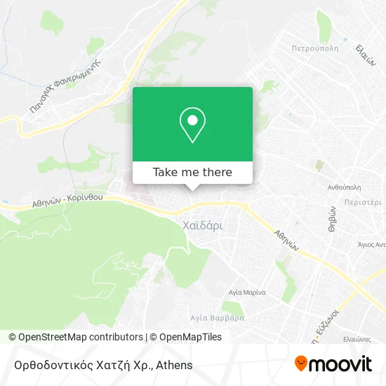 Ορθοδοντικός Χατζή Χρ. map