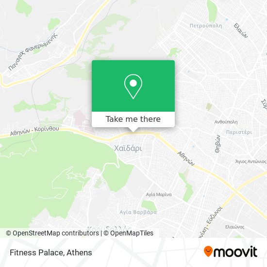 Fitness Palace map